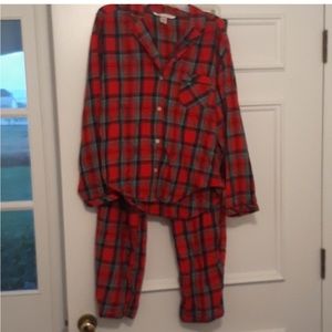 Red Plaid Victoria’s Secret Pajamas
